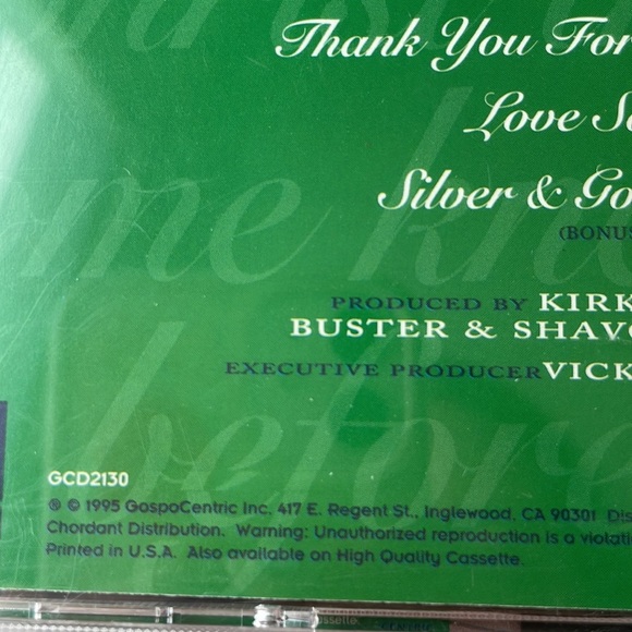 Kirk‎ Franklin and the Family Christmas CD - Picture 4 of 7